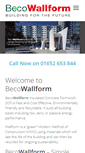 Mobile Screenshot of becowallform.co.uk